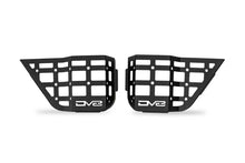Cargar imagen en el visor de la galería, DV8 Offroad 11-18 Jeep Wrangler JK 4 Door Only Rear Door Pocket Molle Panels - Black