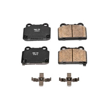 Cargar imagen en el visor de la galería, Power Stop 08-15 Mitsubishi Lancer Rear Z17 Evolution Ceramic Brake Pads w/Hardware
