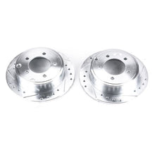 Cargar imagen en el visor de la galería, Power Stop 11-14 Chrysler 200 Rear Evolution Drilled &amp; Slotted Rotors - Pair