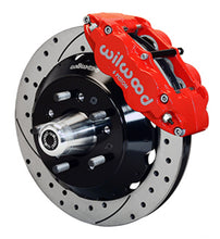 Load image into Gallery viewer, Wilwood 69-70 Chevy Impala W/ Disc Or Drum 69-82 Corvette FNSL6R 12.88 in GT Rotor Drilled Red