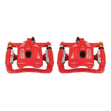 Power Stop 06-10 Hummer H3 Rear Red Calipers w/Brackets - Pair
