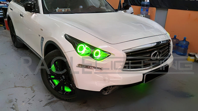 Oracle Infiniti QX70 09-15 LED Halo Kit - Red SEE WARRANTY