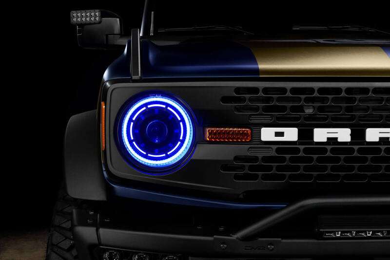Oracle 2021+ Ford Bronco Oculus Bi-LED Projector Headlights - ColorSHIFT LED SEE WARRANTY