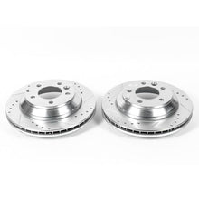 Cargar imagen en el visor de la galería, Power Stop 07-15 Audi Q7 Rear Evolution Drilled &amp; Slotted Rotors - Pair