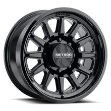 Cargar imagen en el visor de la galería, Method MR320 20x9 +12mm Offset 8x165.1 BP 130.81mm Gloss Black Wheel