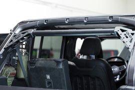 DV8 Offroad 18-23 Jeep Wrangler JL Soporte de barra de luz/altavoz de 4 puertas