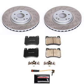 Power Stop 06-11 Mercedes-Benz SLK350 Front Semi-Coated Rotor Kit