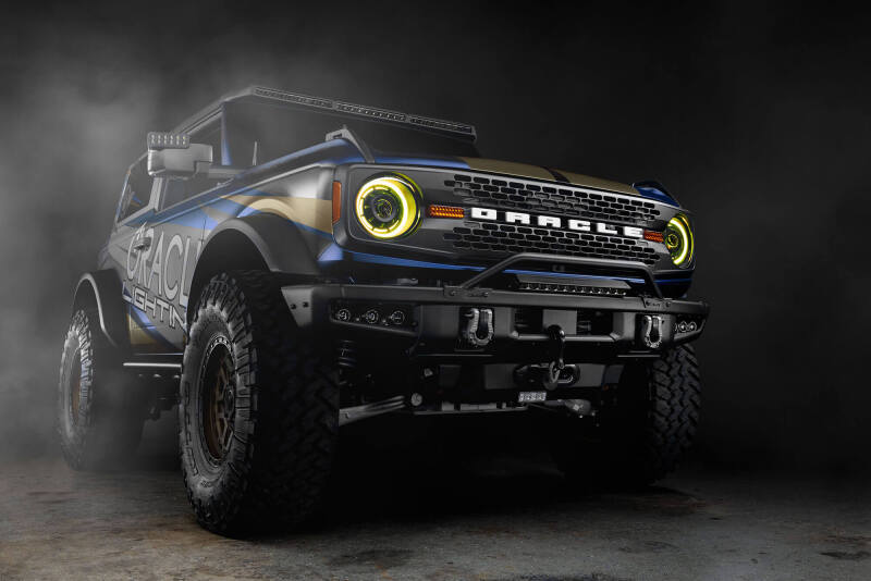 Oracle 2021+ Ford Bronco Oculus Bi-LED Projector Headlights - ColorSHIFT LED SEE WARRANTY