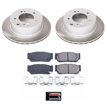 Load image into Gallery viewer, Power Stop 03-06 Kia Sorento Rear Semi-Coated Rotor Kit