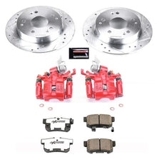 Cargar imagen en el visor de la galería, Power Stop 98-02 Honda Accord Rear Z26 Street Warrior Brake Kit w/Calipers