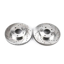 Cargar imagen en el visor de la galería, Power Stop 89-96 Nissan 300ZX Front Evolution Drilled &amp; Slotted Rotors - Pair