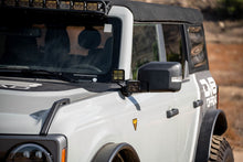 Cargar imagen en el visor de la galería, DV8 Offroad Ford Bronco 2021 Soportes colgantes para módulo de luz doble con pilar A