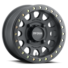 Cargar imagen en el visor de la galería, Method MR401 UTV Beadlock 15x10 / 6+4/25mm Offset / 5x4.5 / 72 CB Matte Black Wheel