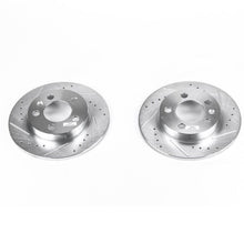 Cargar imagen en el visor de la galería, Power Stop 00-06 Audi TT Quattro Rear Evolution Drilled &amp; Slotted Rotors - Pair