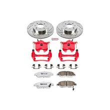 Cargar imagen en el visor de la galería, Power Stop 93-95 Honda Civic Front Z26 Street Warrior Brake Kit w/Calipers