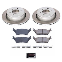 Cargar imagen en el visor de la galería, Power Stop 12-18 Ford F-150 Rear Semi-Coated Rotor Kit