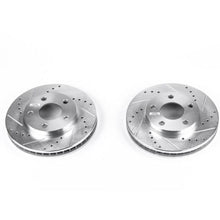 Cargar imagen en el visor de la galería, Power Stop 97-05 Buick Century Front Evolution Drilled &amp; Slotted Rotors - Pair