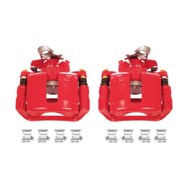 Power Stop 13-17 Ford Explorer Rear Red Calipers w/Brackets - Pair