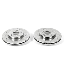 Cargar imagen en el visor de la galería, Power Stop 13-19 Honda Accord Front Evolution Drilled &amp; Slotted Rotors - Pair