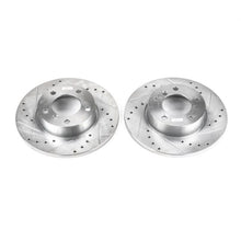 Cargar imagen en el visor de la galería, Power Stop 95-99 BMW 318ti Front Evolution Drilled &amp; Slotted Rotors - Pair