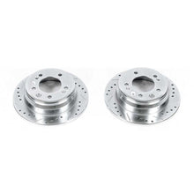 Cargar imagen en el visor de la galería, Power Stop 09-12 Hyundai Elantra Rear Evolution Drilled &amp; Slotted Rotors - Pair