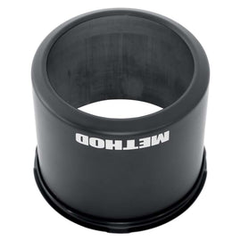 Method Center Cap 8 Lug Tall - Open Style Push Through - Black