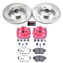 Cargar imagen en el visor de la galería, Power Stop 01-05 Mazda Miata Front Z26 Street Warrior Brake Kit w/Calipers