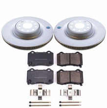 Cargar imagen en el visor de la galería, Power Stop 12-16 Tesla Model S Rear Z17 Evolution Geomet Coated Brake Kit