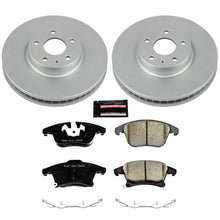 Cargar imagen en el visor de la galería, Power Stop 13-19 Ford Fusion Front Z17 Evolution Geomet Coated Brake Kit