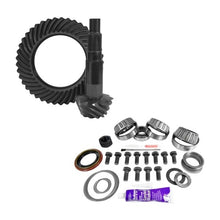 Cargar imagen en el visor de la galería, USA Standard Ring &amp; Pinion Gear Set Dana 80 11.25in 3.73 Ratio w/ Install Kit 4.125in OD Head BRG