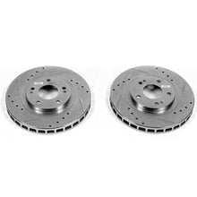 Cargar imagen en el visor de la galería, Power Stop 91-93 Dodge Stealth Front Evolution Drilled &amp; Slotted Rotors - Pair