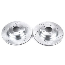 Cargar imagen en el visor de la galería, Power Stop 2006 BMW 330i Front Evolution Drilled &amp; Slotted Rotors - Pair