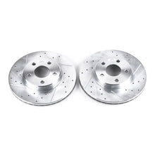 Cargar imagen en el visor de la galería, Power Stop 90-98 Buick Skylark Front Evolution Drilled &amp; Slotted Rotors - Pair