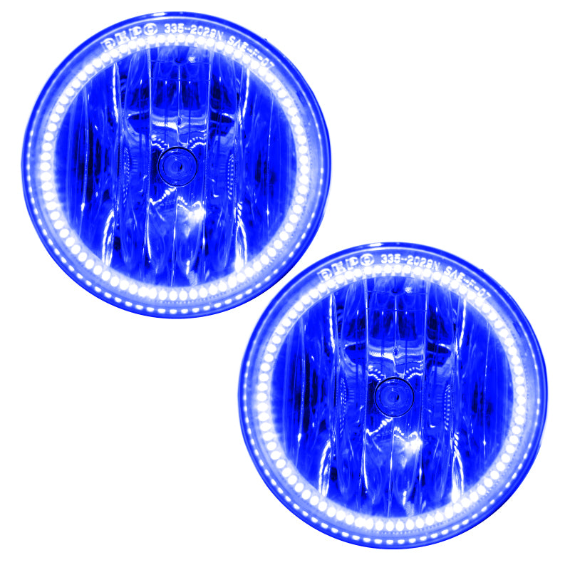 Oracle 07-14 Chevrolet Tahoe LED Fog Halo Kit - Blue SEE WARRANTY