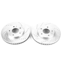 Cargar imagen en el visor de la galería, Power Stop 15-18 Chevrolet City Express Front Evolution Drilled &amp; Slotted Rotors - Pair