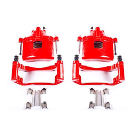 Power Stop 2004 Pontiac Grand Prix Front Red Calipers w/Brackets - Pair