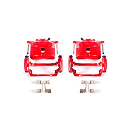 Power Stop 01-05 Acura EL Front Red Calipers w/Brackets - Pair