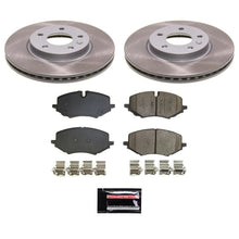 Cargar imagen en el visor de la galería, Power Stop 21-22 Chevrolet Trailblazer Front Semi-Coated Rotor Kit
