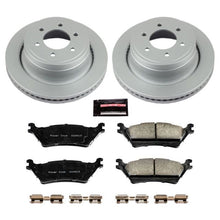 Cargar imagen en el visor de la galería, Power Stop 12-18 Ford F-150 Rear Z17 Evolution Geomet Coated Brake Kit