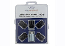 Cargar imagen en el visor de la galería, Ford Racing M12X1.5 Black Security Lug Nut - Set of 5
