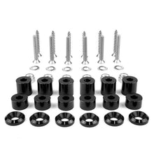 Load image into Gallery viewer, BuiltRight Industries 42 Piece Tech Plate Mounting Hardware Kit - Black