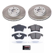 Cargar imagen en el visor de la galería, Power Stop 13-16 Lincoln MKZ Front Semi-Coated Rotor Kit