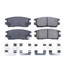 Cargar imagen en el visor de la galería, Power Stop 92-00 Mitsubishi Montero Rear Z17 Evolution Ceramic Brake Pads w/Hardware