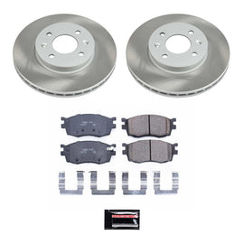 Power Stop 06-11 Kia Rio5 Front Semi-Coated Rotor Kit