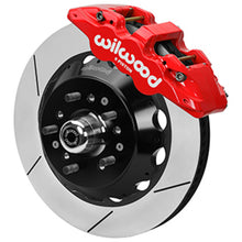 Cargar imagen en el visor de la galería, Wilwood 65-68 Chevrolet Impala W/ Drum Spindle Aerolite 6R - 14 in Vented GT Rotor Red