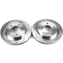Cargar imagen en el visor de la galería, Power Stop 97-03 Ford F-150 Front Evolution Drilled &amp; Slotted Rotors - Pair