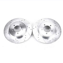 Cargar imagen en el visor de la galería, Power Stop 03-05 Lincoln Aviator Rear Evolution Drilled &amp; Slotted Rotors - Pair