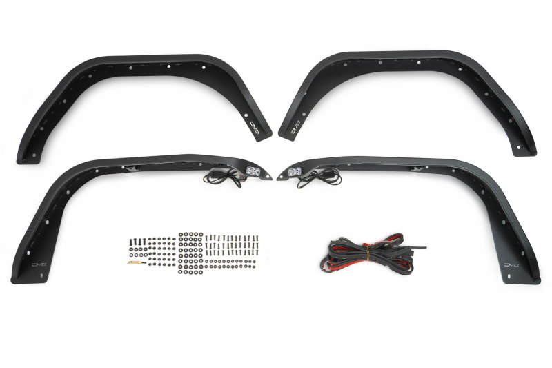 Bengalas delgadas campo a través de la defensa del jeep Wrangler JL 18-23 de DV8