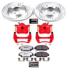 Cargar imagen en el visor de la galería, Power Stop 92-96 Honda Prelude Front Z26 Street Warrior Brake Kit w/Calipers