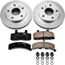 Cargar imagen en el visor de la galería, Power Stop 94-99 Dodge Ram 1500 Front Z17 Evolution Geomet Coated Brake Kit